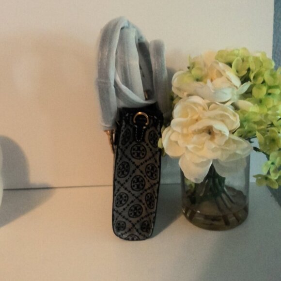 Tory Burch brand new!!! MINI T MONOGRAM TOTE- Cute as a crossbody as well! - Picture 6 of 7